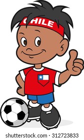 Chile Soccer Player