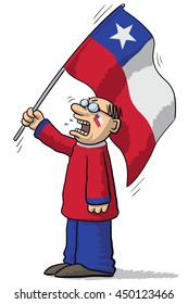 Chile soccer supporter