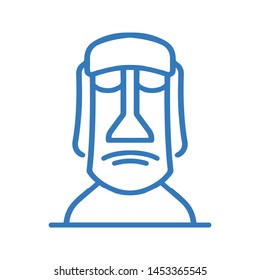 Chile stone island statue Icon