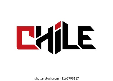 Chile typography design vector, for t-shirt, poster and other uses