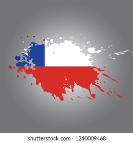 Chile Vector paint stain