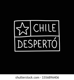 Chile woke up doodle icon, vector illustration