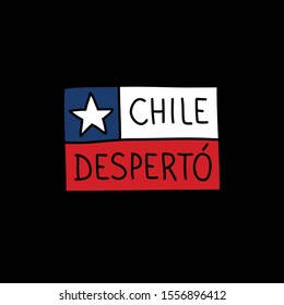 Chile woke up doodle icon, vector illustration