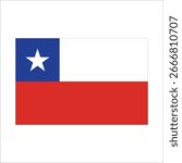 Chilean flag waving, representing the rich culture and history of chile.