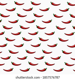 chili background . simple chili icon design vector . chili picture design . chili vector seamless