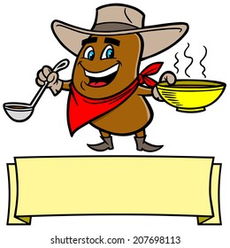 Chili Bean Cowboy svg