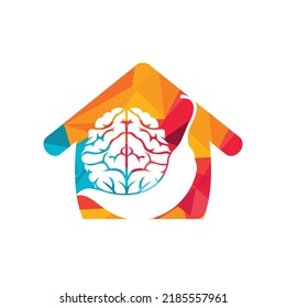 Chili Gehirn Vektor Logo Design-Vorlage. Design-Konzept für scharfe Intelligenz-Logos.	
