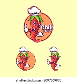 Chili Chef Character Object Illustration for your business or merchandise