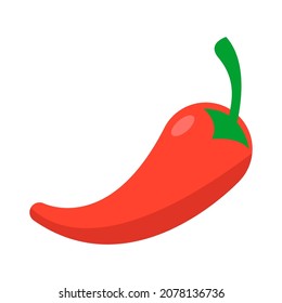 chili flat clipart vector illustration