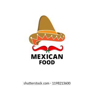 chili hot and spicy food vector logo design inspiration for mexican cuisine brand