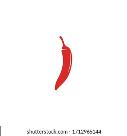 Chili hot and spicy food vector logo design inspiration. Chili pepper icon vector logo template.