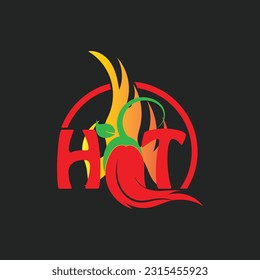 chili hot spicy icon vector illustration template design