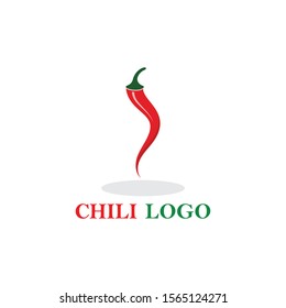 chili hot symbol and logo vector icon
