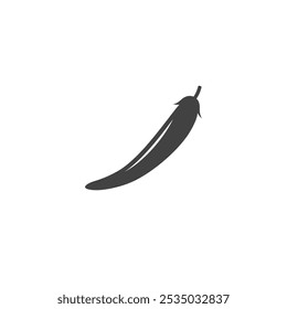 Diseño de Vector plano de icono de chili