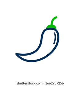 Chili-Ikone Obst und Gemüse