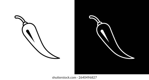 Chili icon Graphic vector set for ui design