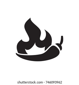 chili icon illustration isolated vector sign symbol