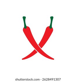 chili icon illustration symbol design