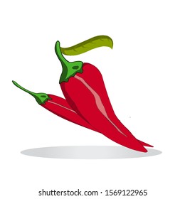 chili icon Template vector Illustration