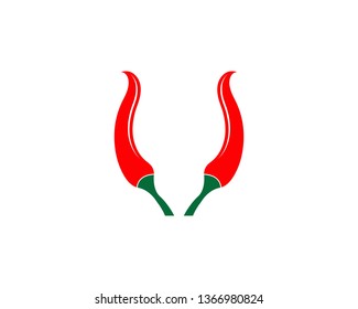 Chili icon vector design illustration