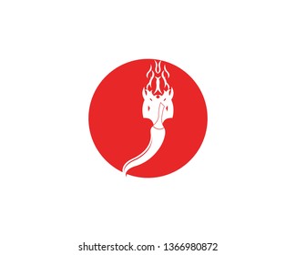 Chili icon vector design illustration