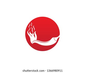 Chili icon vector design illustration