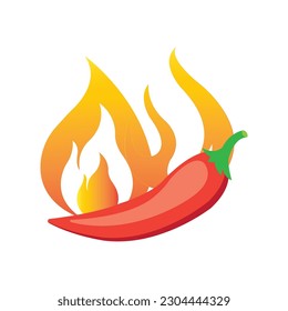 chili icon vector design template