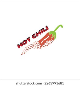 CHILI ICON VECTOR ILLUSTRATION SYMBOL DESIGN
