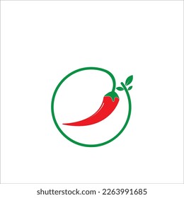 DISEÑO DE SÍMBOLO DE ILUSTRACIÓN DE ICONOS DE CHILI