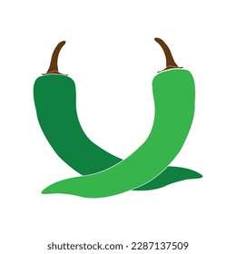 chili icon vector illustration symbol design