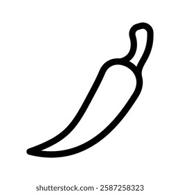 Chili Icon Vector Symbol Design Illustration