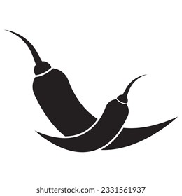 chili icon vector template illustration logo design