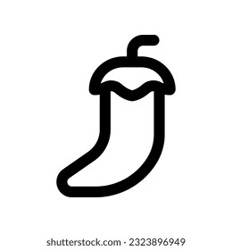chili icon for your website design, logo, app, UI.