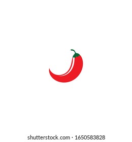 Chili illustration logo vector template