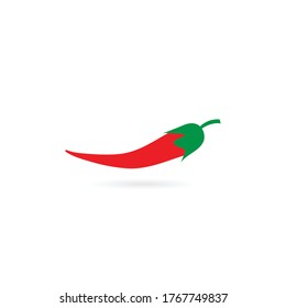 Chili illustration logo vector template