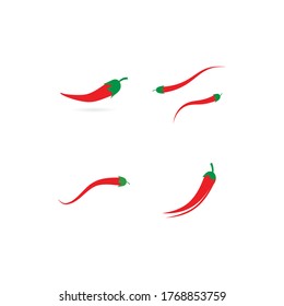 Chili illustration logo vector template