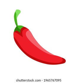 chili, illustrations for vegetables, cooking spices, spicy, flavor.  flat minimalist vector eps 10
