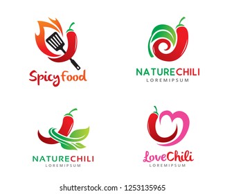 Hot Chili Logo Template Design Vector Stock Vector (royalty Free 