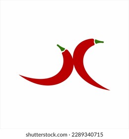 Diseño del logo de Chile. Letra chile que forma la letra N.