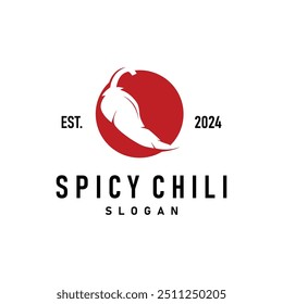 chili logotipo projeto ilustração modelo planta jardim resultados como ingredientes de alimentos pimenta quente