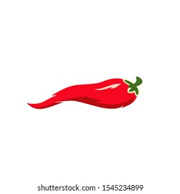 Chili logo design with modern concept. Vector icon chili. Hot design illustration