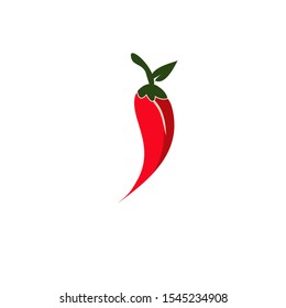 Chili logo design with modern concept. Vector icon chili. Hot design illustration