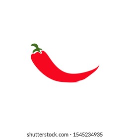 Chili logo design with modern concept. Vector icon chili. Hot design illustration