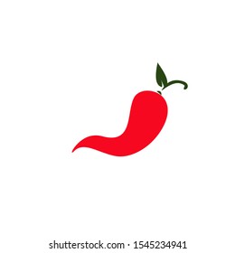 Chili logo design with modern concept. Vector icon chili. Hot design illustration