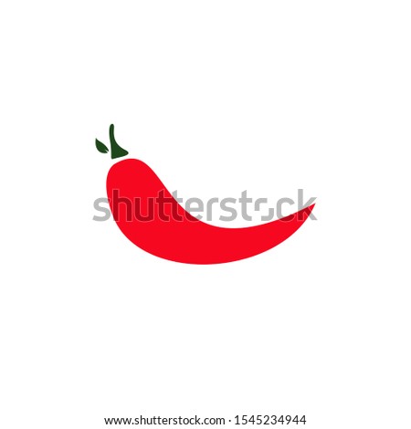 Chili logo design with modern concept. Vector icon chili. Hot design illustration