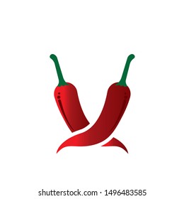 Chili Logo Design template, Hot Chili logo designs concept
