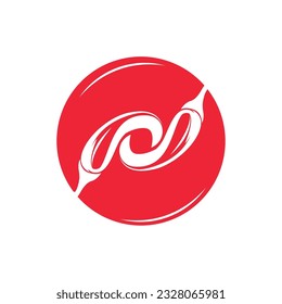 Chili-Logo, scharfe Chili-Vektorgrafik, Agrargartendesign, einfache Symbolvorlage