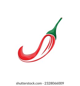 Chili Logo, Hot Spicy Chili Vector, Farm Garden Design, Symbol Template Simple Illustration
