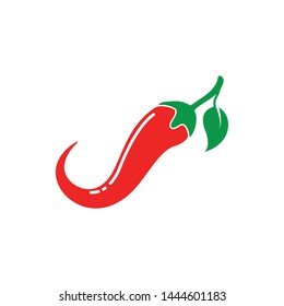 Chili logo icon vector illustration design template