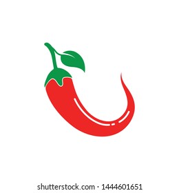 Chili logo icon vector illustration design template
